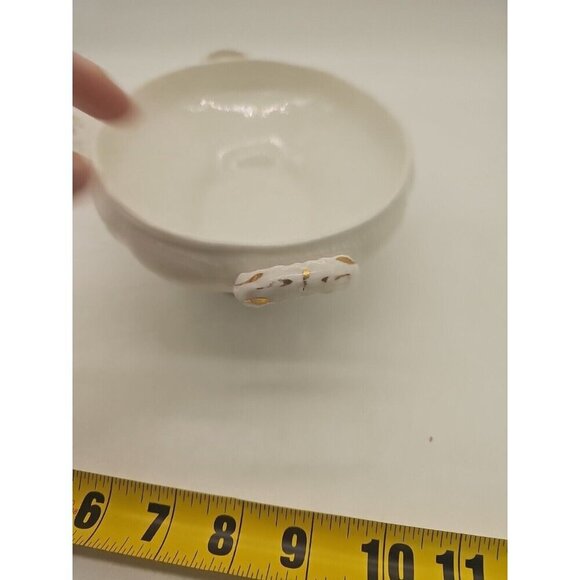 Romantic Vintage Covered Vegetable Dish - Owen Miverva Gold Medal St. Louis flaw - Picture 6 of 9